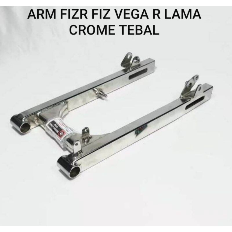 FORK SWING AREM ARM YAMAHA FIZR F1ZR FIZ R VEGA R LAMA CROME DAN HITAM BESI TEBAL SEPERTI ORI
