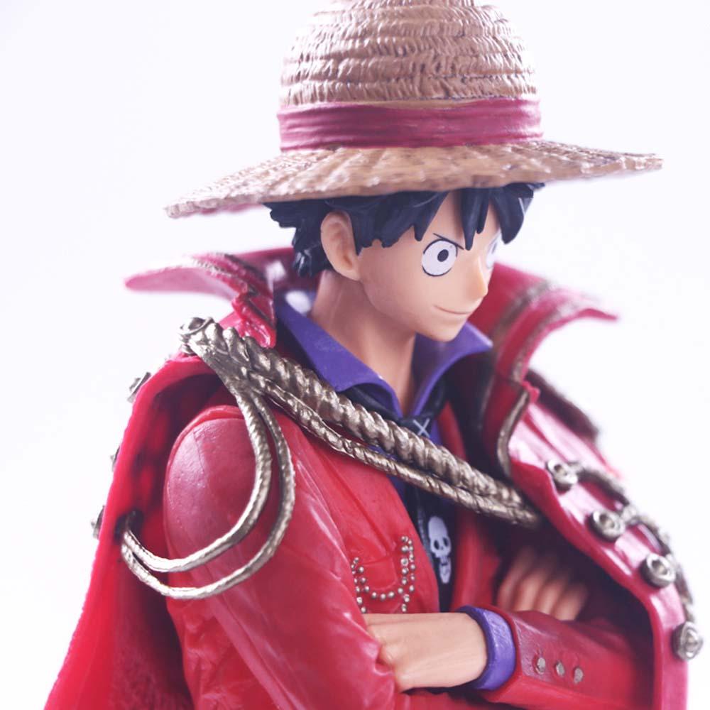 [Elegan] Luffy Figure Anime PVC The Ultimate King Dekorasi Desktop Anniversary 20th Model Anime Angka Mainan