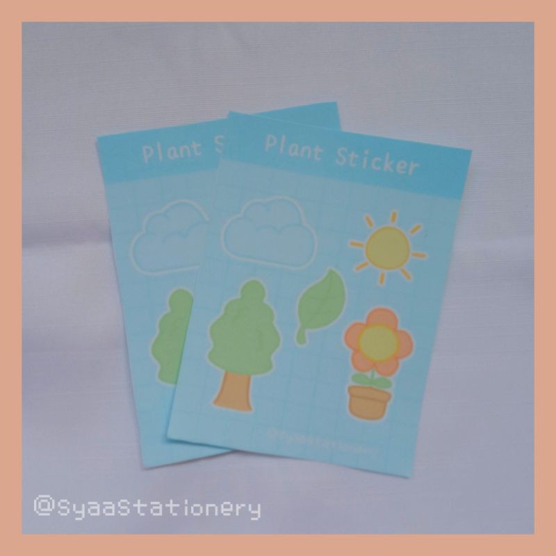 

Plant Sticker Sheet [syaasatatonery]