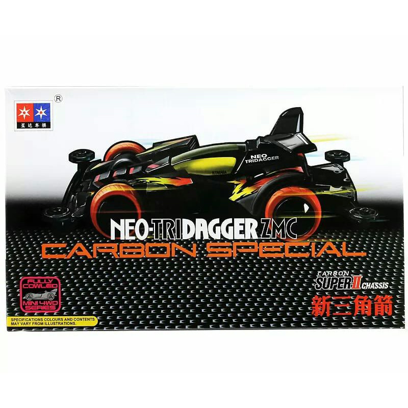 Mini 4 WD Merk Daxing Neo Tridagger ZMC Carbon Special