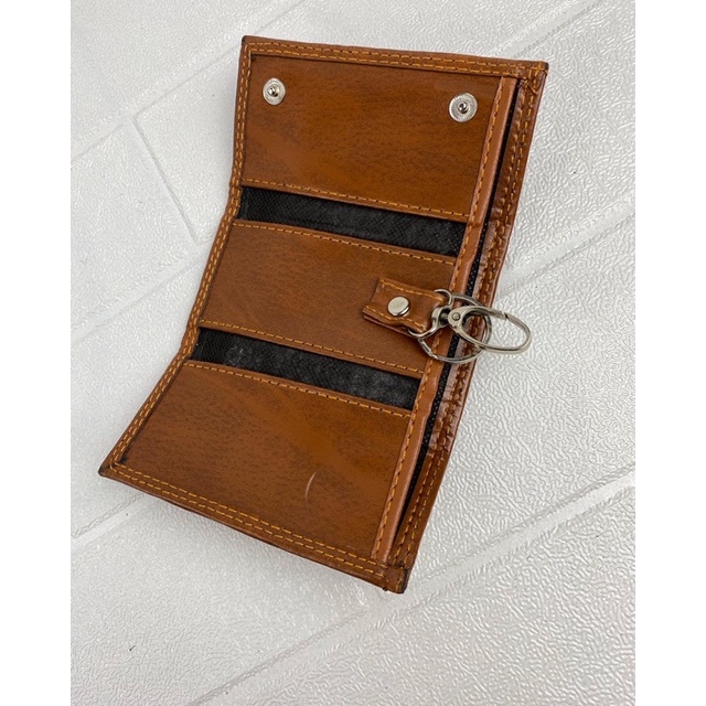 DOMPET KUNCI STNK LIPAT 3 BAHAN KILAP DOMPET STNK MOBIL KULIT SINTETIS DOMPET KUNCI MOTOR LIPAT LOGO GANTUNGAN KUNCI STNK