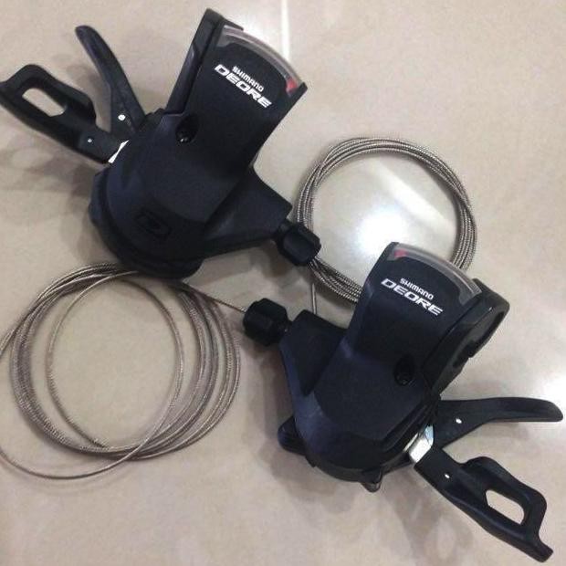 Shifter Shimano Deore M6000 2/3 X 10 Speed Kiri Kanan Sl-M6000 Original