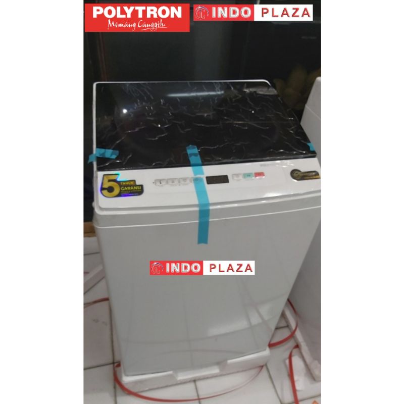 Mesin Cuci 1 Tabung POLYTRON PAW 9527 Zeromatic Hijab Series 9.5 KG