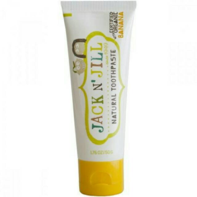 JACK N' JILL Natural Toothpaste Banana - 50 Gr