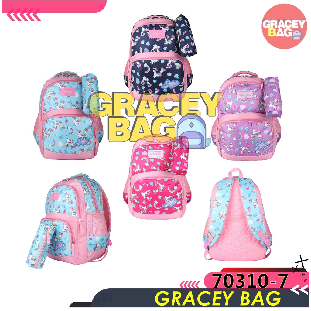 Tas Ransel Anak Perempuan Altogirl Motif Unicorn