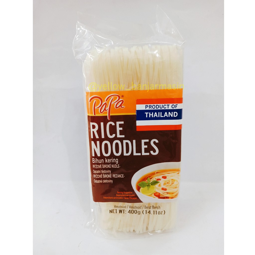 

PAPA RICE NOODLES 400GR -Terlengkap-Termurah-Berkualitas