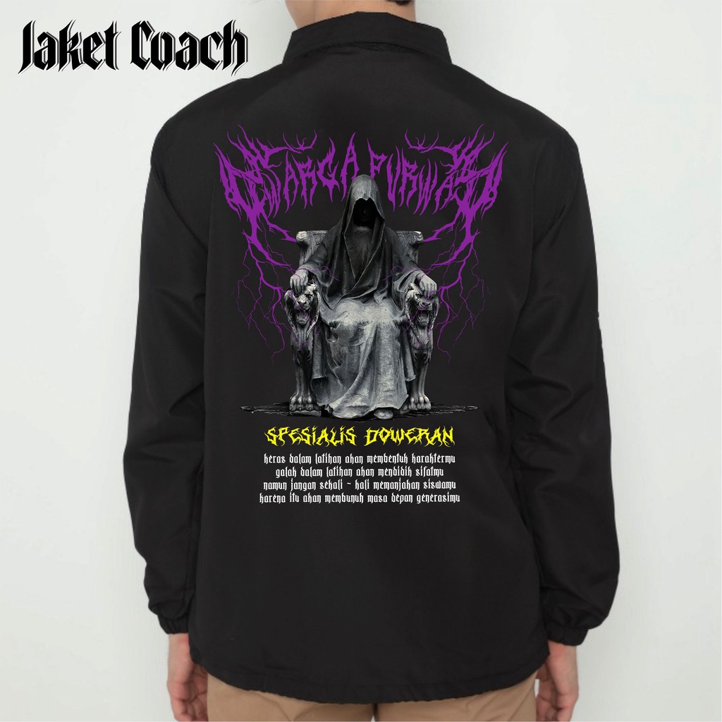 JAKET COACH CEMPAKA PUTIH |  JAKET WARGA PURWA | JAKET COACH PSCP KEREN
