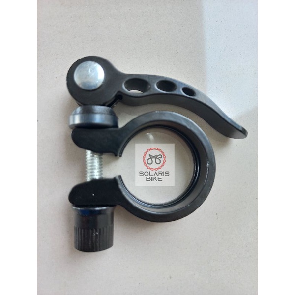 Seat Clamp Klem Tiang Sadel QR Quick Release Sepeda 28.6 Aloy