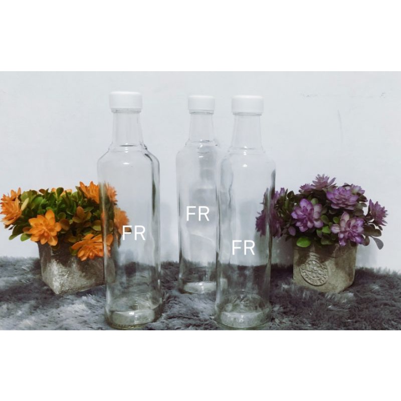 botol kaca 350ml polos botol madu botol kosong 350ml