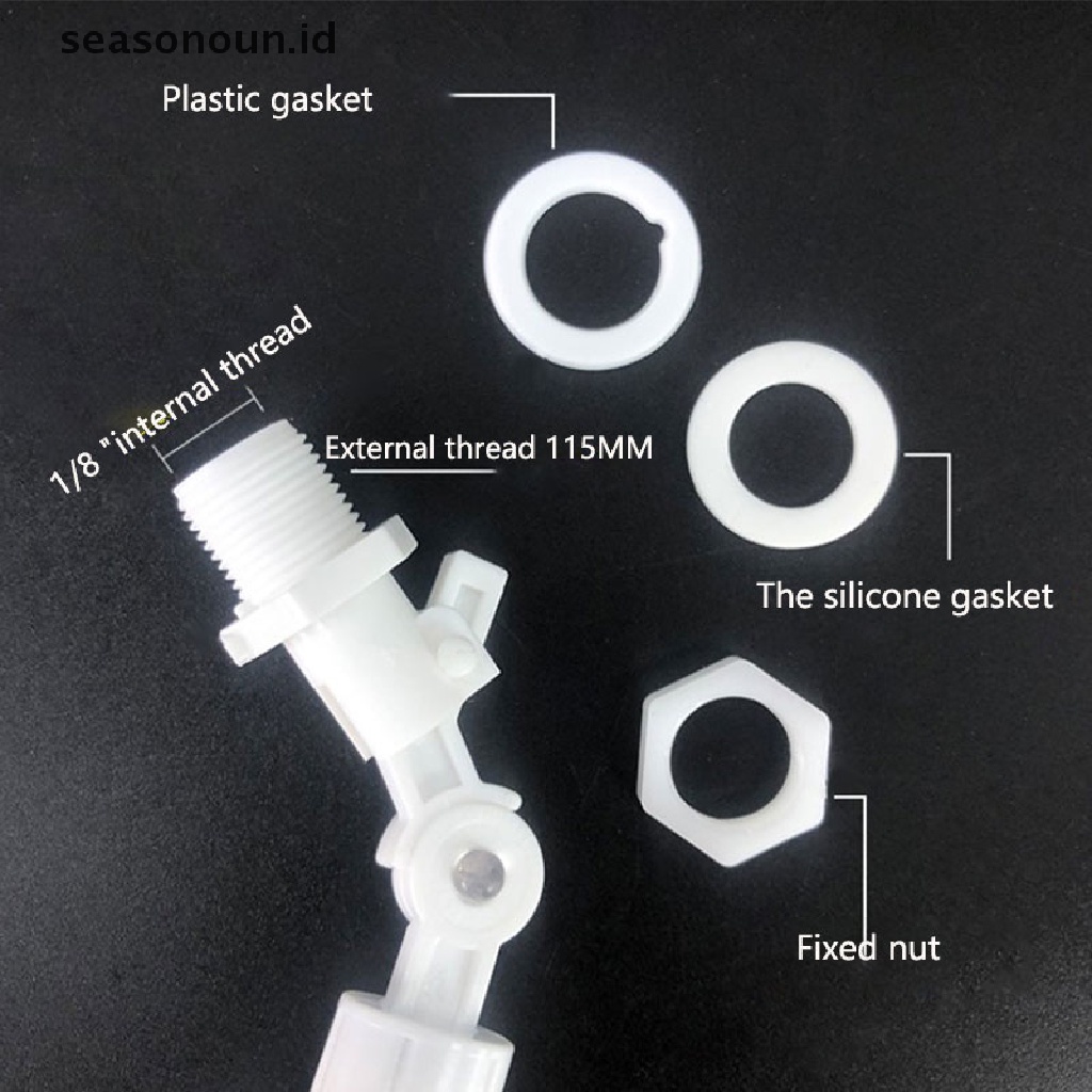 Katup Bola Apung Mini Bahan Plastik Dapat Disesuaikan Untuk Kontrol Keamanan Akuarium