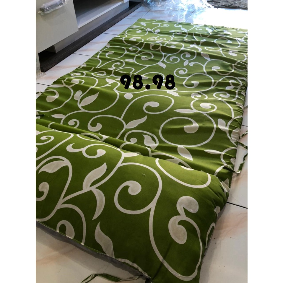 Tilam Lipat Murah - Kasur Busa Lipat 90x190cm Tebal 4cm - Tilam Busa Lipat plus Bantal -Tilam kempin