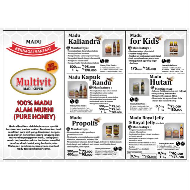 

Madu Multivit
