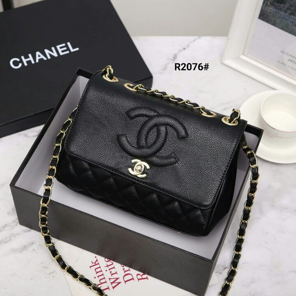 chanel caviar leather bag