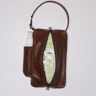 Sendy Leather SISSY Pouch Tissue Hand Sanitizer Serbaguna 