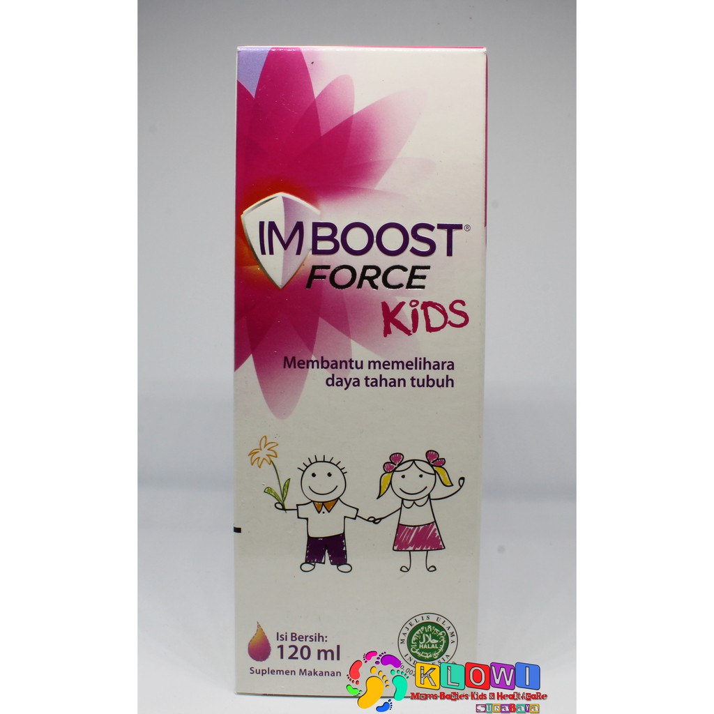 100% Original Imboost Force Kids Sirup 120Ml / Suplemen Daya Tahan Tubuh