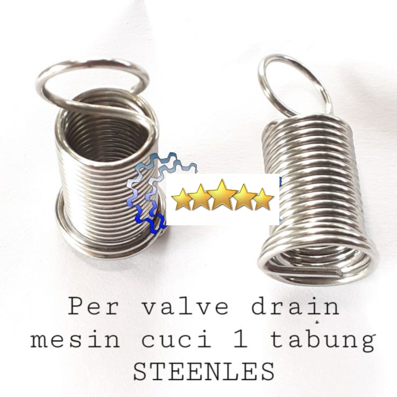 pir per drain valve / pembuangan mesin cuci 1 tabung STEENLES HIGH QUALITY