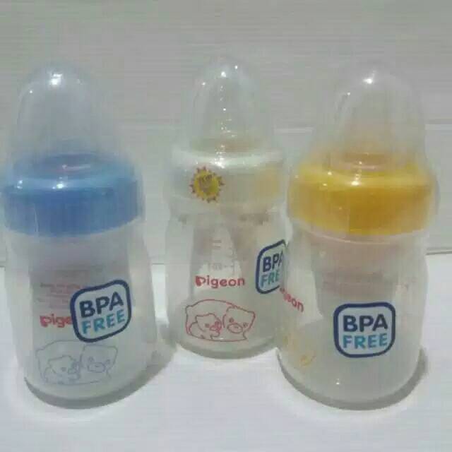 Botol Susu Pigeon Dot Silicone 60 Ml BPA free