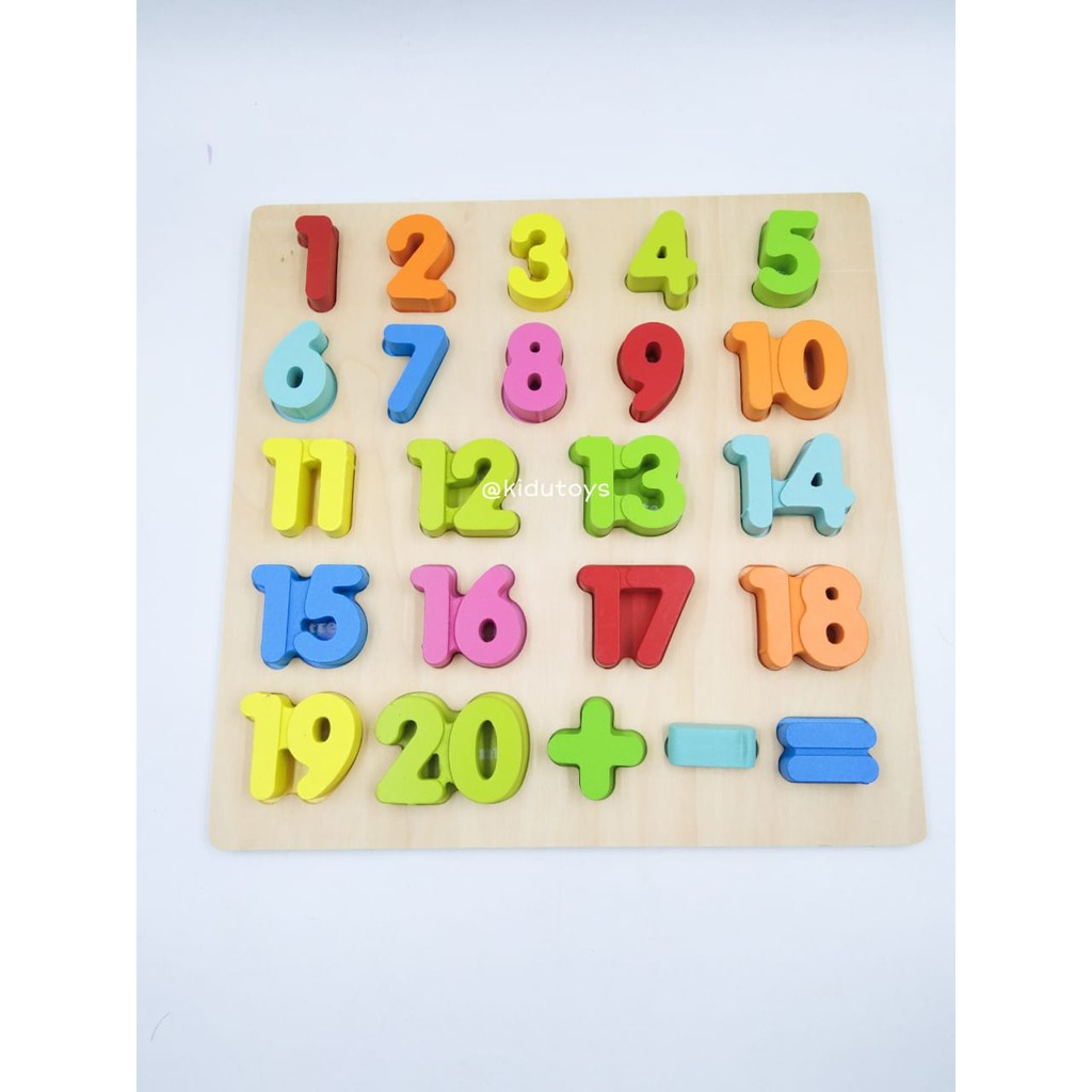 Mainan Anak Puzzle Chuncky Wooden Kidu Toys