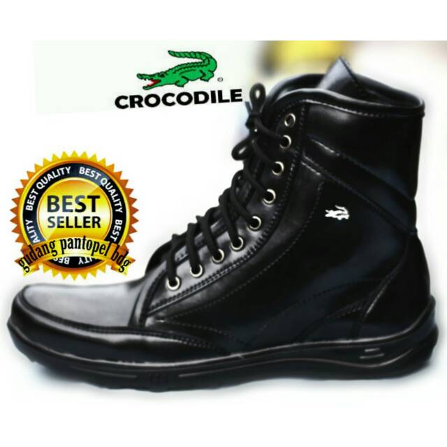 Sepatupria CROCODILE SWEDIAN / Sepatu Kerja Kantor Berkualitas Best Seller MURAH Hitam