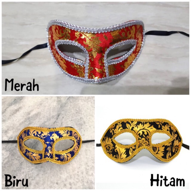 Topeng Pesta Laki Perempuan Topeng Muka Wanita Masquerade Mask Party Shopee Indonesia