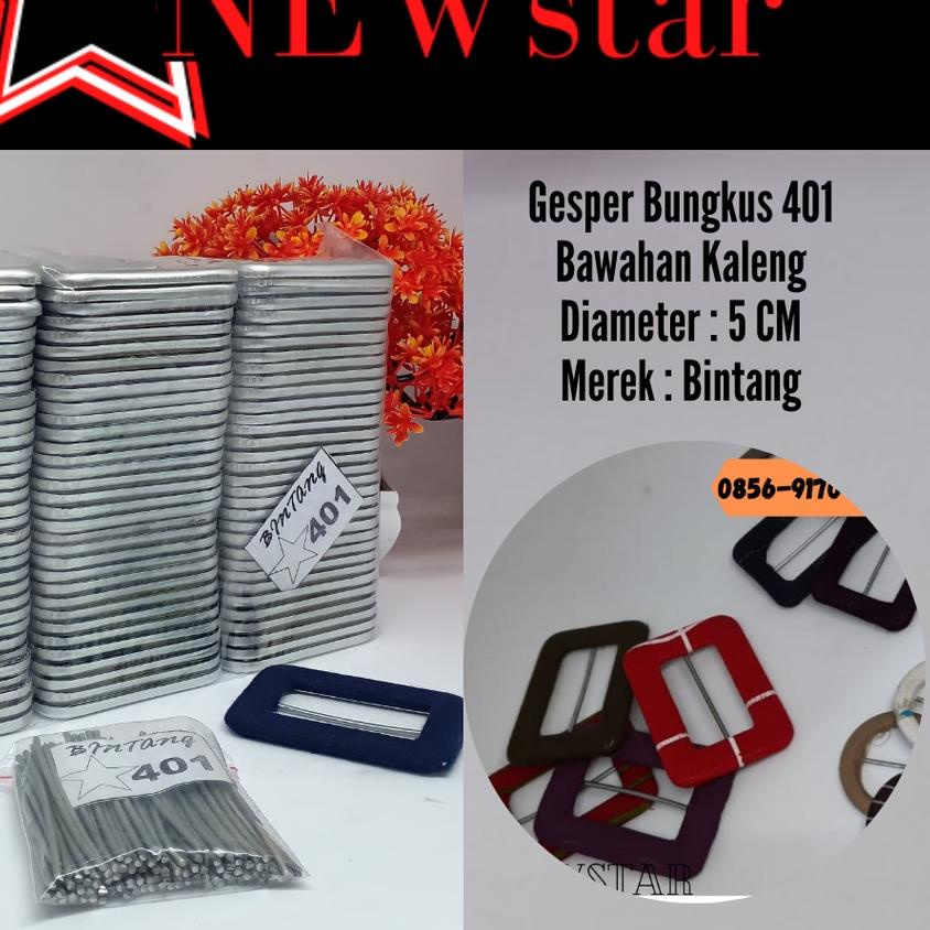 ♥ Ring Gesper bungkus 401 (kotak) BINTANG isi 100 pcs ☺