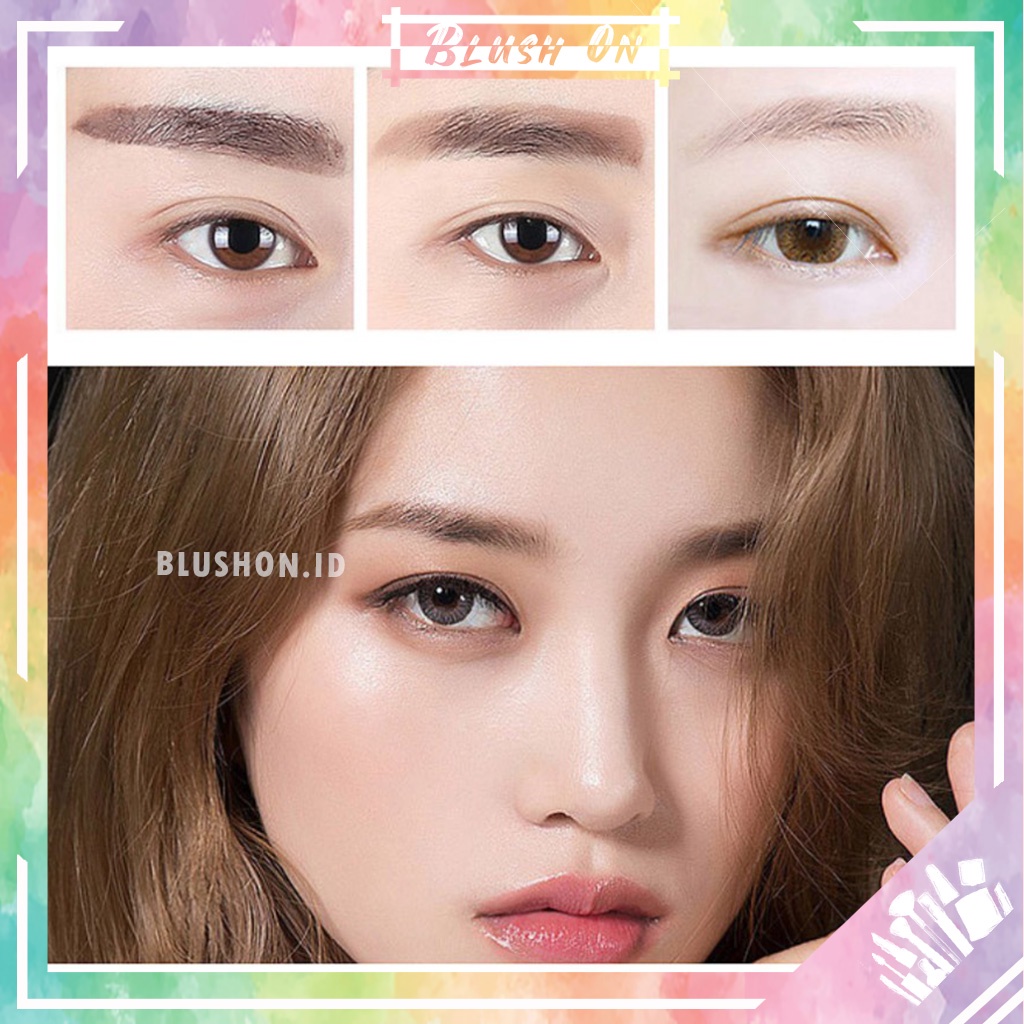 LAMEILA Pensil Alis Kepala Ganda Tahan Air Eyebrow Pencil Waterproof 752