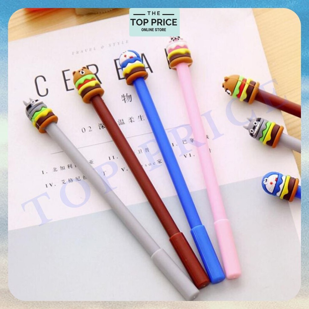 TOP Price COD Pena Burger Karakter Stationery Alat Tulis Murah Import U143