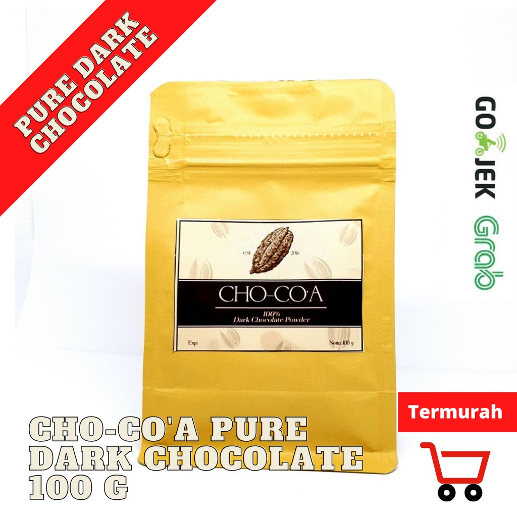 Bubuk DARK CHOCOLATE Powder 100% Dark Chocolate Special Minuman