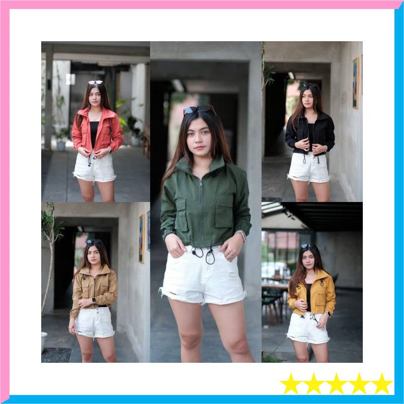 Promo  SURY JAKET KANVAS WANITA