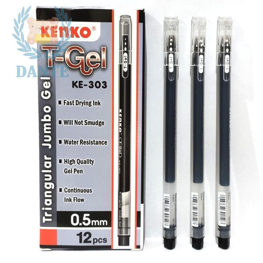 

[PRODUK HT0FE] Pulpen Kenko T-Gel KE-303 Triangular Jumbo Gel per Lusin