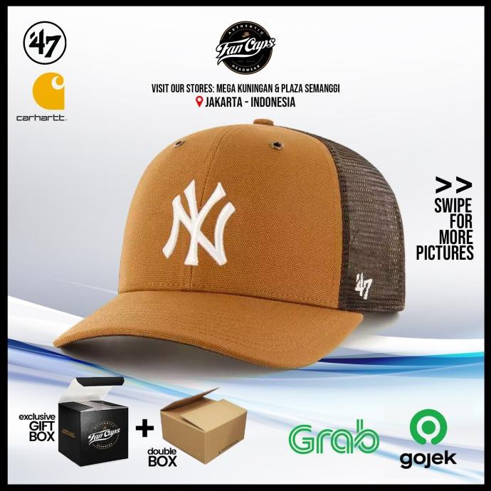 [AUTHENTIC] New York Yankees x Carhartt MVP Meshback | Topi 47 Brand