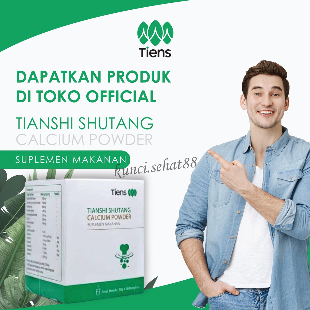 

Tiens / Tianshi Shutang Calcium Powder Susu Kalsium Herbal Untuk Diabetes Isi 10 Sachet