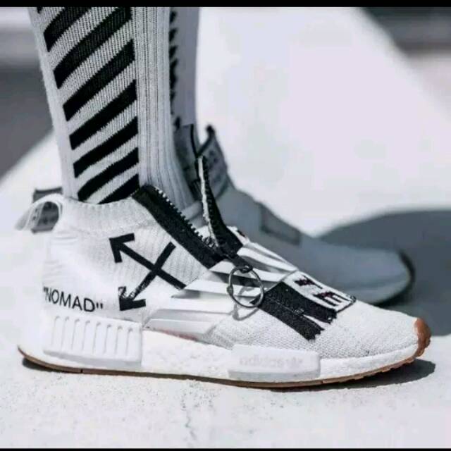 off white city sock