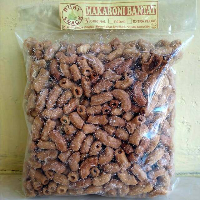 

MAKARONI BANTET KILOAN( 250 gram)-MAKARONI BANTAT (COD)