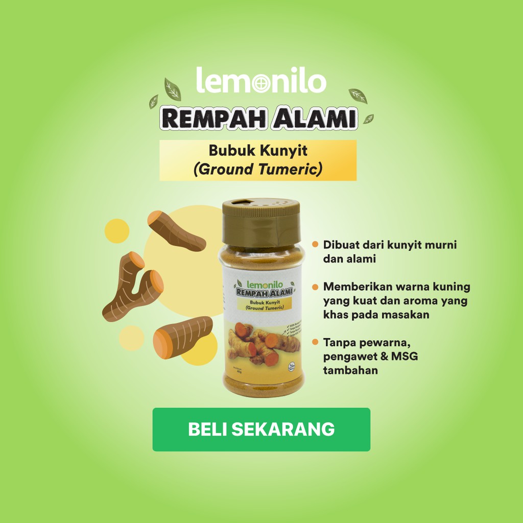 Lemonilo Kunyit Bubuk (Ground Turmeric) 40 gr