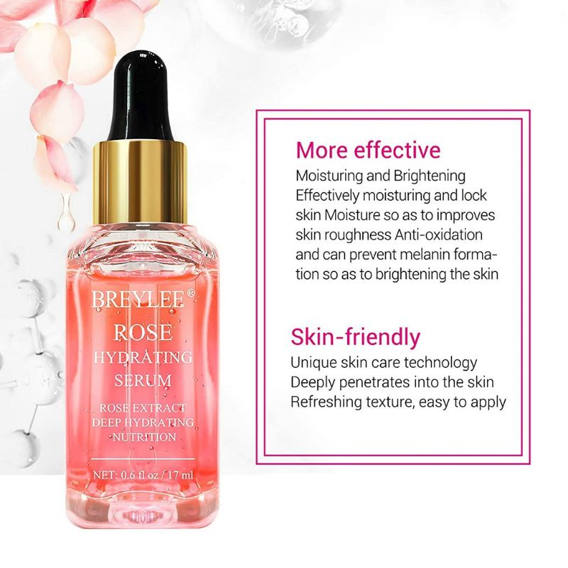 [BPOM] BREYLEE Serum Rose Hydrating - Menyegarkan dan Melembabkan (17ml)