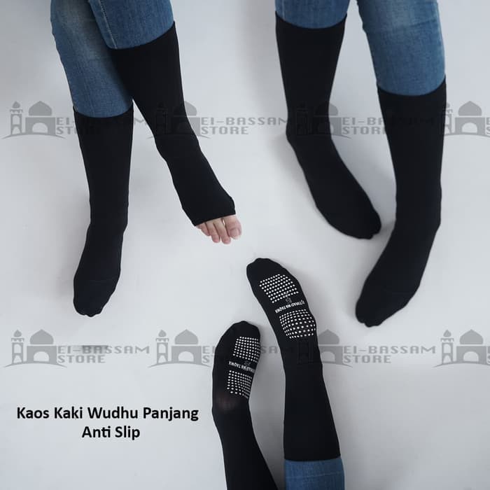 Kaos Kaki Wudhu Panjang Anti Slip Ijtihad/Best Seller/Harga Grosir/Bisa bayar di tempat