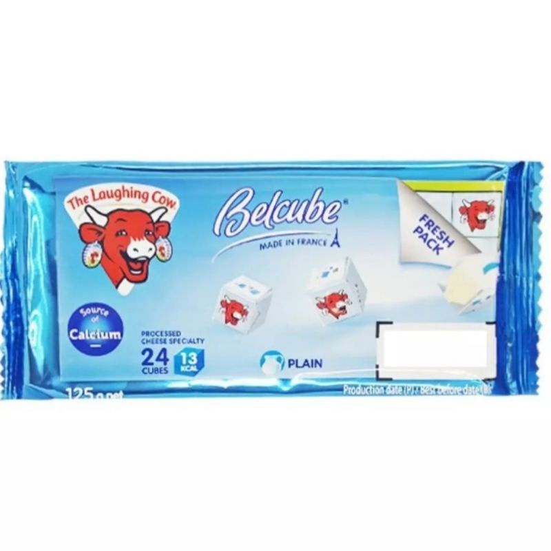 

Belcube Plain the Laughing Cow 24cubes 125 g , keju mpasi January 2025