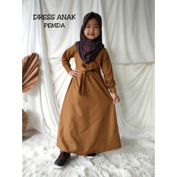 Gamis anak pemda dan hitam putih