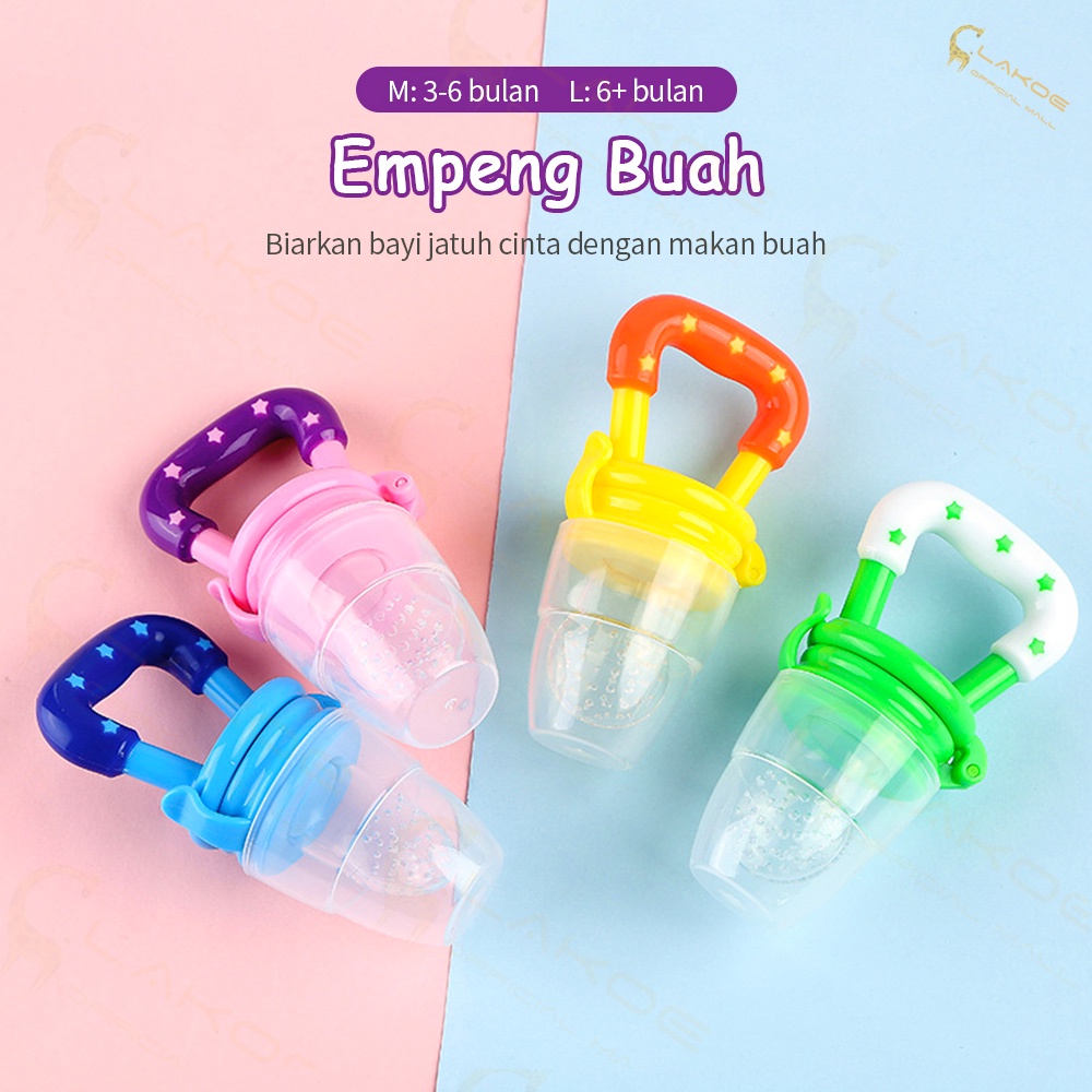 LAKOEOFFICIALMALL Dot Buah Bayi Bahan silikon empeng buah bayi-1