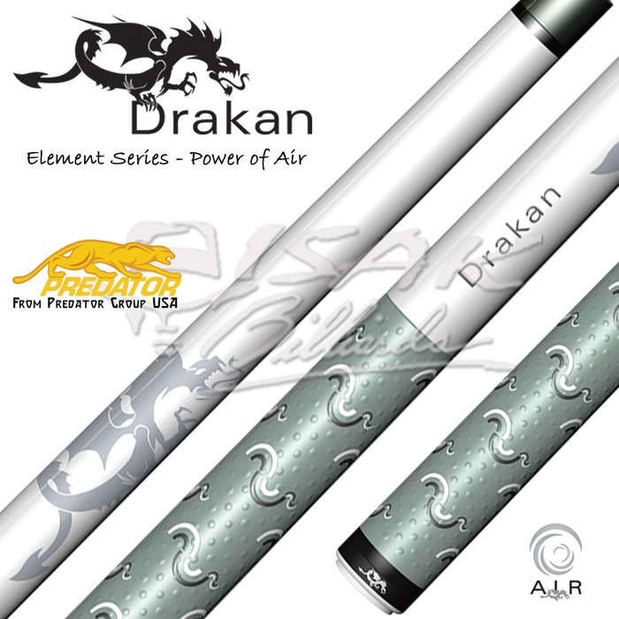 Drakan Air - Billiard Pool Cue by Predator USA - Stik Biliar Maple
