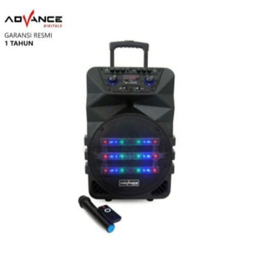 Advance Speaker Portable Meeting Trolley 12&quot; K1212 + 1 Mic Bluetooth