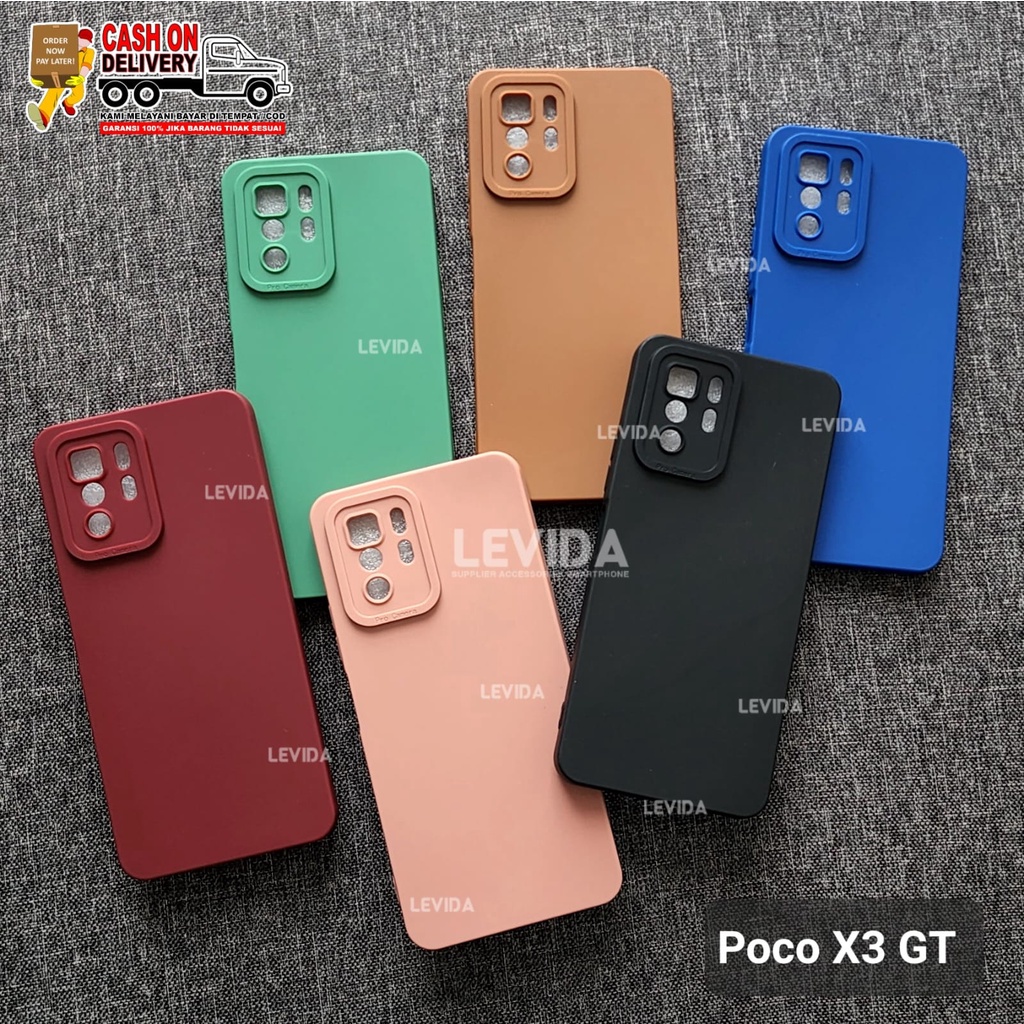 Poco X3 Gt  Poco M3 Pro 5G Poco M5S Softcase Procamera silicon Matte Case full cover Poco X3 Gt  Poc