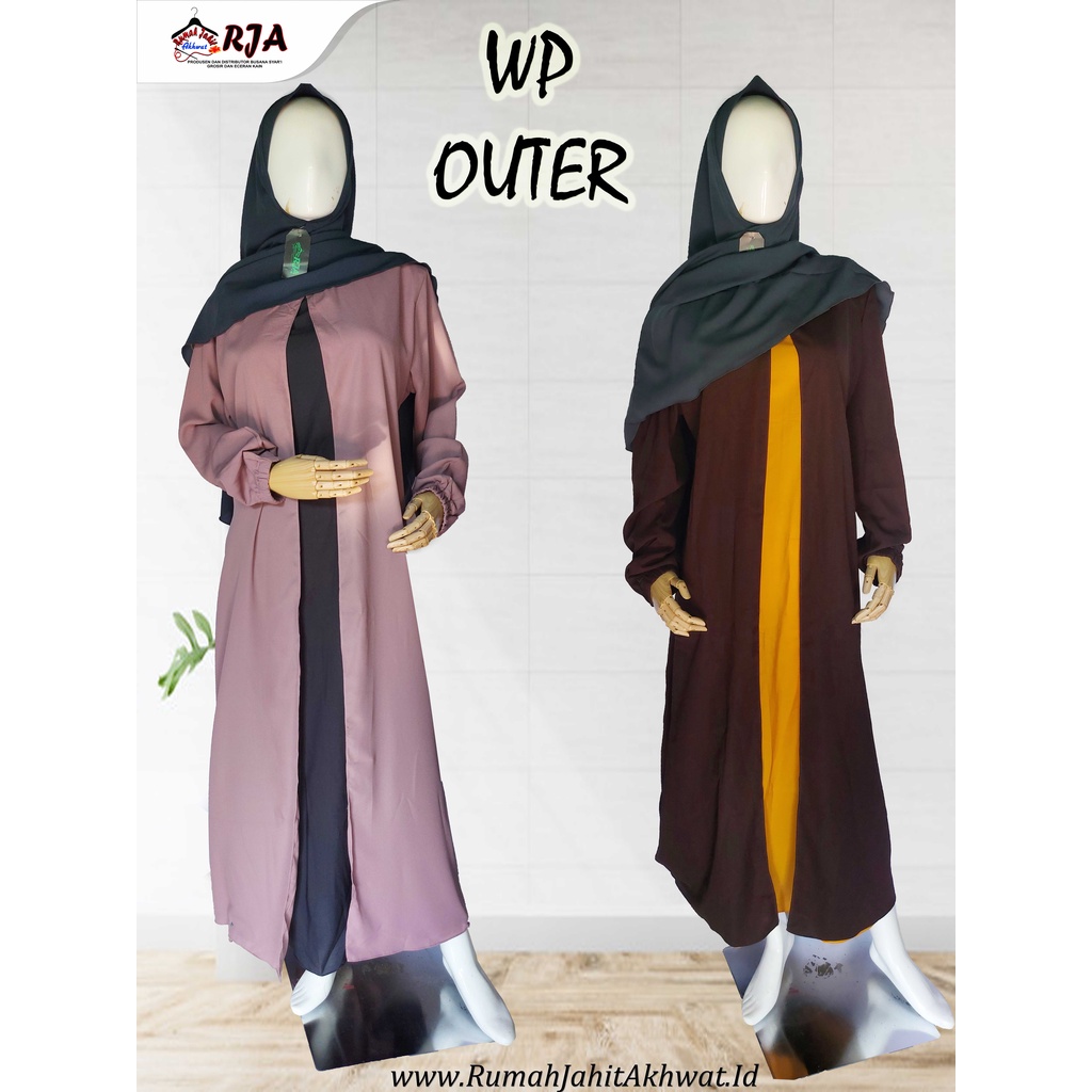 Gamis Nyaman Gamis Terbaik Gamis Lembut Gamis Outer Dari Rja