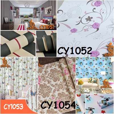 Termurah wallpaper dinding sticker 45CM x 10Mmurah CY all motif