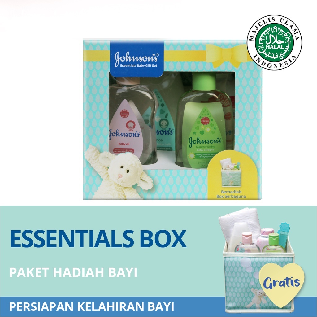 JOHNSON'S Essetials Gift Set  - Paket Hadiah Bayi