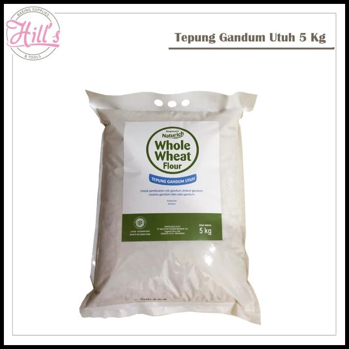 

Tepung Gandum Utuh 5 Kg - Bogasari Naturich Whole Wheat Flour