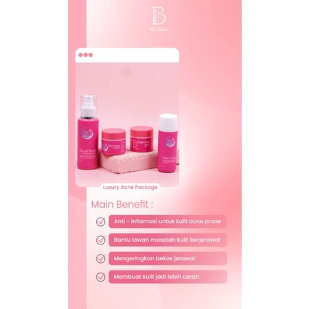 BG glow Skincare Paket Acne Luxury