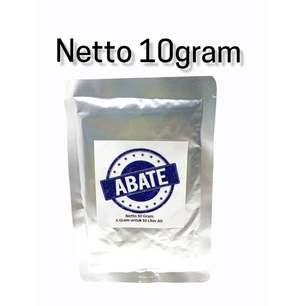 Abate 10gr obat anti jentik nyamuk kolam ikan koi