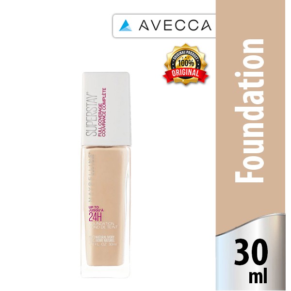 Maybelline 112 Superstay Liquid Foundation Natural Ivory 30ML / Alas Bedak